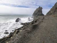 Scenic Coastal Drive on Pacific Coast Highway, Big Sur, California, USA