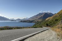 Scenic Coastal Road overlooking the Ocean