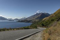 Scenic Coastal Road overlooking the Ocean