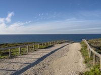 Scenic Coastal Road in Portugal: A Serene Landscape