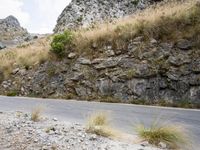 Scenic Coastal Road in Spain with Mountain View