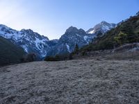 Scenic Dawn Landscape in Lijiang, Yunnan, China