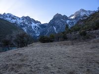 Scenic Dawn Landscape in Lijiang, Yunnan, China