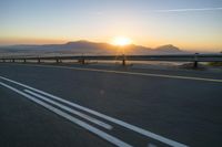 Scenic Dawn Road in South Africa