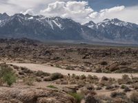 Scenic Dirt Road in Alabama Hills, California