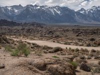 Scenic Dirt Road in Alabama Hills, California
