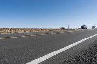 Scenic Drive on Low Desert Road with Red Rock (002)