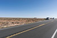 Scenic Drive on Low Desert Road with Red Rock (003)