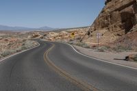 Scenic Drive Through Nevada Desert