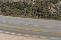 Scenic Drive on Pacific Coast Highway with Mountain Pass View