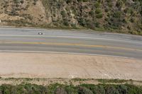 Scenic Drive on Pacific Coast Highway with Mountain Pass View