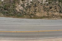 Scenic Drive on Pacific Coast Highway with Mountain Pass View