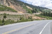 this is an image of a scenic drive on the road to town of tell name