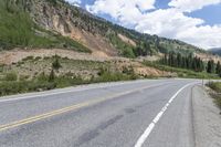 this is an image of a scenic drive on the road to town of tell name