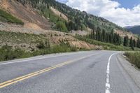 this is an image of a scenic drive on the road to town of tell name