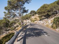 Scenic Drive in Spain: Mallorca Mountains and Ocean