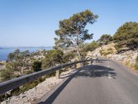 Scenic Drive in Spain: Mallorca Mountains and Ocean