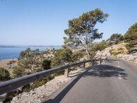 Scenic Drive in Spain: Mallorca Mountains and Ocean