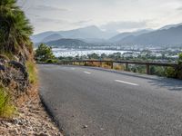Scenic Drive in Spain: Mountains and Ocean Views