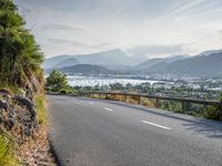Scenic Drive in Spain: Mountains and Ocean Views