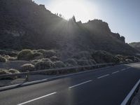 Scenic Drive through Tenerife's Mountainous Landscape