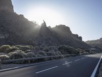 Scenic Drive through Tenerife's Mountainous Landscape