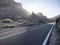 Scenic Drive through Tenerife's Mountainous Landscape