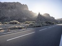 Scenic Drive through Tenerife's Mountainous Landscape