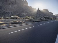 Scenic Drive through Tenerife's Mountainous Landscape