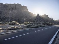 Scenic Drive through Tenerife's Mountainous Landscape