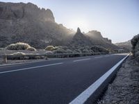 Scenic Drive through Tenerife's Mountainous Landscape