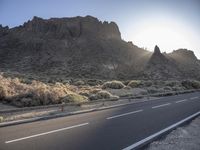 Scenic Drive through Tenerife's Mountainous Landscape