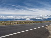 Scenic Drive in the USA: Under a Clear Sky