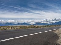 Scenic Drive in the USA: Under a Clear Sky