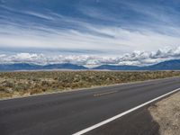 Scenic Drive in the USA: Under a Clear Sky