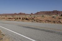 Scenic Drive Through Utah Desert Red Rock