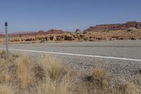 Scenic Drive Through Utah Desert Red Rock