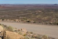 Scenic Drive in Utah: Road through Red Rock Mountains