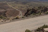 Scenic Drive in Utah: Road through Red Rock Mountains