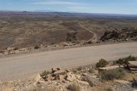 Scenic Drive in Utah: Road through Red Rock Mountains