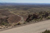 Scenic Drive in Utah: Road through Red Rock Mountains