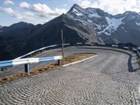 Scenic Europe: Road Winding Through Mountains