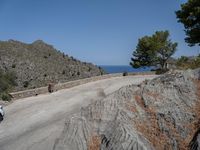 Scenic European Road: Mountain Views in Mallorca