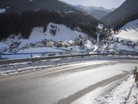 Scenic German Architecture in Residential Mountains