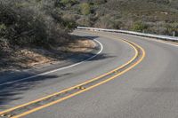 Scenic Highway in the Malibu Mountains, California, USA