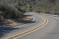 Scenic Highway in the Malibu Mountains, California, USA