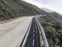 Scenic Highway: Mountain Landscape on a Sunny Day