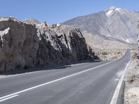 Scenic Highway in Tenerife: Driving Through the Mountain Range