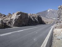 Scenic Highway in Tenerife: Driving Through the Mountain Range