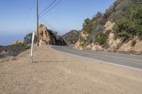 Scenic Highway through California's Malibu Mountains